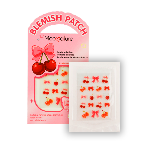Parches para acné con diseño de cerezas - Mocallure